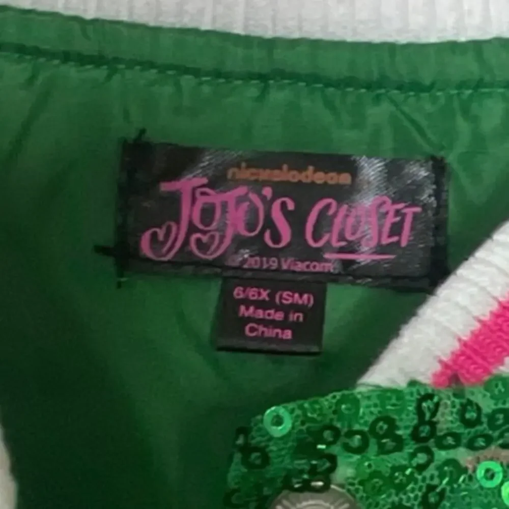 2019 Jojo’s Closet Nickelodeon Small Toddler Varsity Sequins Jacket